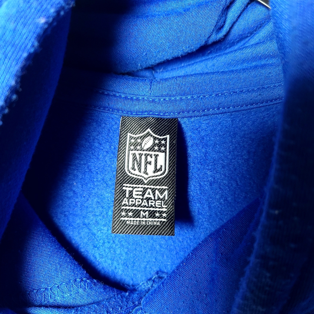 NFL Team Apparel Royal Blue Hoodie - Picture 4 of 8